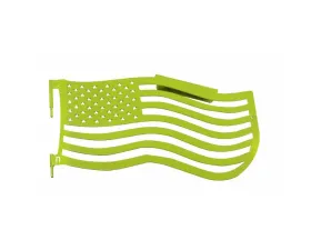 Steinjager Doors and Trail w/Accessories American Flag Front Gecko Green Jeep Wrangler JK 2007-2018