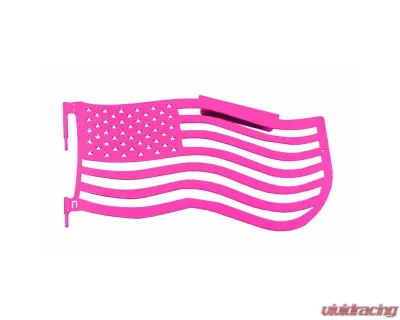 Steinjager Doors and Trail w/Accessories American Flag Front Hot Pink Jeep Wrangler JK 2007-2018 - J0050183