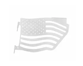 Steinjager Doors and Trail w/Accessories Rear American Flag Cloud White Jeep Wrangler JK 2007-2018