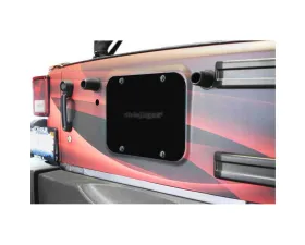 Steinjager Spare Tire Carrier Delete Plate Wrangler JK 2007-2018 Bare