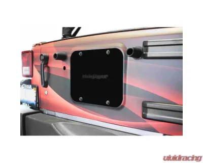 Steinjager Spare Tire Carrier Delete Plate Wrangler JK 2007-2018 Bare - J0043935