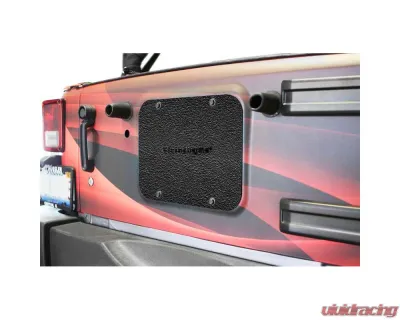 Steinjager Spare Tire Carrier Delete Plate Wrangler JK 2007-2018 Texturized Black - J0043936