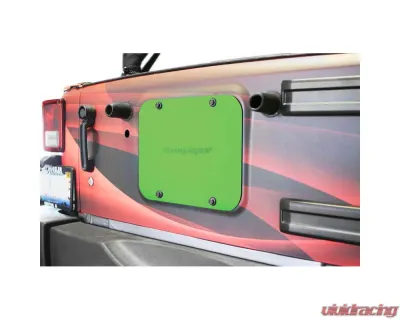 Steinjager Spare Tire Carrier Delete Plate Wrangler JK 2007-2018 Gecko Green - J0046537