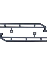 Steinjager 4 Door Texturized Black Rock Sliders Jeep Wrangler JKU 2007-2018                                     - J0054198 - Image 3