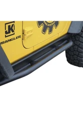 Steinjager Texturized Black Rock Sliders Jeep Wrangler JK 2007-2018                                     - J0055024 - Image 2