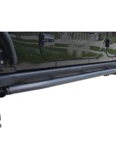 Steinjager 4 Door Texturized Black Rock Sliders Jeep Wrangler JKU 2007-2018                                     - J0054198 - Image 2