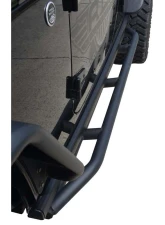 Steinjager 4 Door Texturized Black Rock Sliders Jeep Wrangler JKU 2007-2018                                     - J0054198 - Image 3