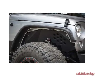 Steinjager Texturized Black Fits Falcon Shocks Inner Fenders, Front Jeep Wrangler JK 2007-2018 - J0054218