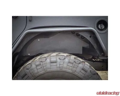 Steinjager Texturized Black Inner Fenders, Rear Jeep Wrangler JK 2007-2018 - J0054278
