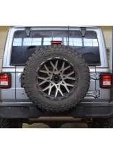 Steinjager Texturized Black Spare Tire Kit Jeep Wrangler JL 2018+                                     - J0054258 - Image 2