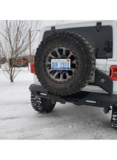 Steinjager Ace Engineering Rear Bumper (No Light Provisions w/ Backup Sensors/No Tire Carrier) Texturized Black Jeep Wrangler JL 2018+                                     - J0055321 - Image 2