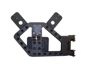 Steinjager Textured Black Stand Alone Tire Carrier Jeep Wrangler JK 2007-2018