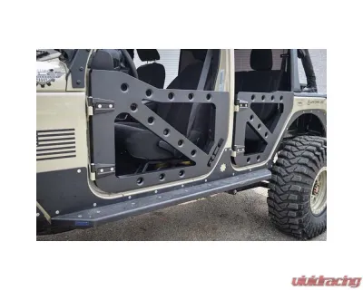Steinjager Ace Engineering Trail Doors Front and Rear Texturized Black Jeep Wrangler JK 2007-2017 - J0056506