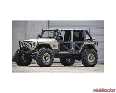 Steinjager Ace Engineering Trail Doors Front and Rear Texturized Black Jeep Wrangler JK 2007-2017 - J0056506