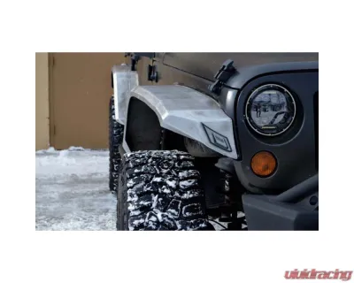 Steinjager Ace Engineering Narrow Fenders Front and Rear Texturized Black Jeep Wrangler JK 2007-2017 - J0054723