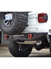 Steinjager Ace Engineering Rear Bumper Halfback (20 inch Light - No 7 pin - Backup Sensors) Texturized Black Jeep Wrangler JL 2018+                                     - J0055105 - Image 3