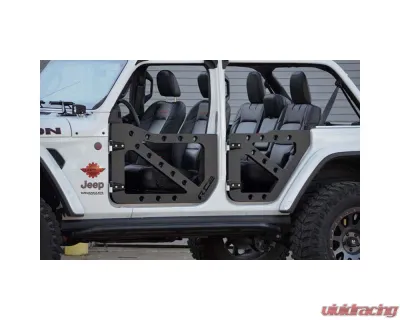 Steinjager Ace Engineering Trail Doors Front and Rear Bare Jeep Wrangler JL 2018+ - J0056611
