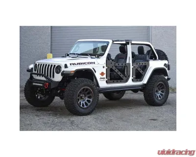 Steinjager Ace Engineering Trail Doors Front and Rear Bare Jeep Wrangler JL 2018+ - J0056611