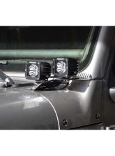 Steinjager Ace Engineering LED Mounts Texturized Black Jeep Wrangler JL 2018+                                     - J0056945 - Image 2