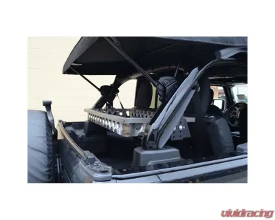 Steinjager Ace Engineering Adjustable Rear Cargo Basket Texturized Black Jeep Wrangler JL 2018+ - J0056965
