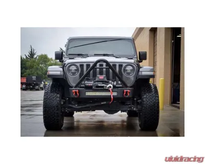 Steinjager Ace Engineering Pro Series Front Bumper (Stinger w/ Light Bar) Texturized Black Jeep Wrangler JL 2018+ - J0054863