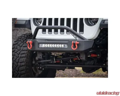 Steinjager Ace Engineering Pro Series Front Bumper (Bull Bar w/ Light Bar) Texturized Black Jeep Wrangler JL 2018+ - J0054964