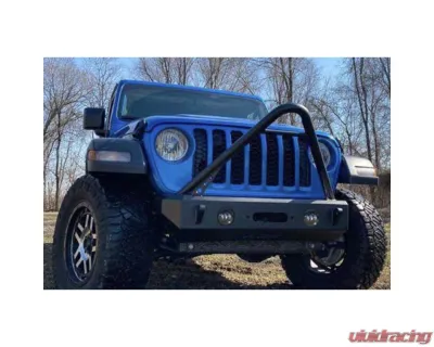 Steinjager Expedition Series Textured Black Front Bumper Kit w/ Stinger Lightbar Jeep Wrangler JL | Gladiator JT 2018+ - J0055225