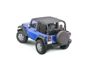 Steinjager Black Diamond Bimini Top Plus Jeep Wrangler 2 Door 2007-2018