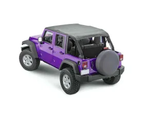 Steinjager Black Diamond Bimini Top Plus Jeep Wrangler 4 Door 2007-2018