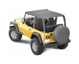 Steinjager Black Diamond Bimini Top Plus Jeep TJ Wrangler 1997-2006
