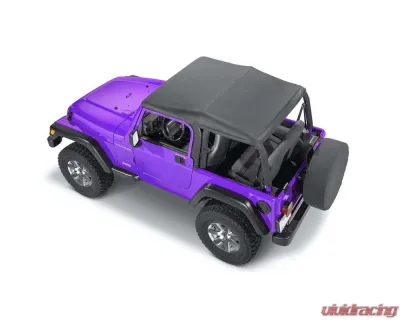 Steinjager 25oz Fabric 30mil Glass Fastback Slant Back Top Full Kit Jeep Wrangler 1997-2006 - J0058197