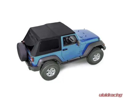 Steinjager 25oz Fabric 30mil Glass Fastback Slant Back Top Full Kit Jeep Wrangler 2 Door 2007-2018 - J0058196