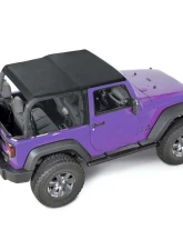 Steinjager 25oz Fabric 30mil Glass Fastback Slant Back Top Full Kit Jeep Wrangler 2 Door 2007-2018                                     - J0058196 - Image 2