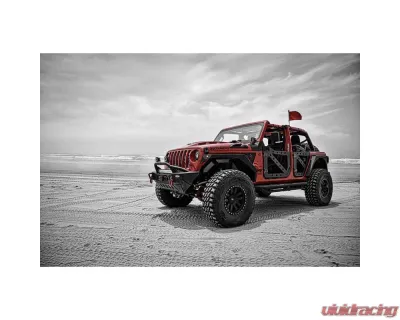 Steinjager Ace Engineering Trail Doors Rear Texturized Black Jeep Wrangler JL 2018+ - J0056547