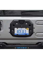 Steinjager ACE Black License Plate Relocate Jeep Wrangler JL 2018+                                     - J0059629 - Image 2