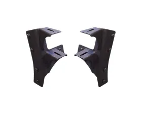 Steinjager Textured Black A-Pillar Double Light Mount Jeep Wrangler JK 2007-2018