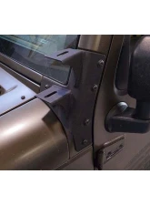 Steinjager Textured Black A-Pillar Double Light Mount Jeep Wrangler JK 2007-2018                                     - J0059631 - Image 3