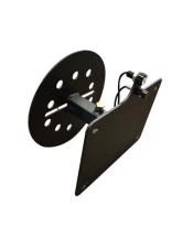 Steinjager Textured Black Spare Tire Plate Relocation Kit Jeep Wrangler TJ 1997-2006                                     - J0059644 - Image 4