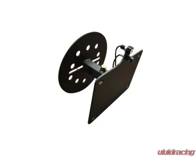 Steinjager Textured Black Spare Tire Plate Relocation Kit Jeep Wrangler TJ 1997-2006 - J0059644