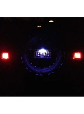 Steinjager Textured Black Spare Tire Plate Relocation Kit Jeep Wrangler TJ 1997-2006                                     - J0059644 - Image 2