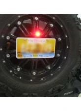 Steinjager Textured Black Spare Tire Plate Relocation Kit Jeep Wrangler TJ 1997-2006                                     - J0059644 - Image 3