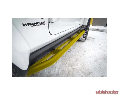 Steinjager Lemon Peel Rock Sliders Jeep Wrangler JL 2018+ - J0054393