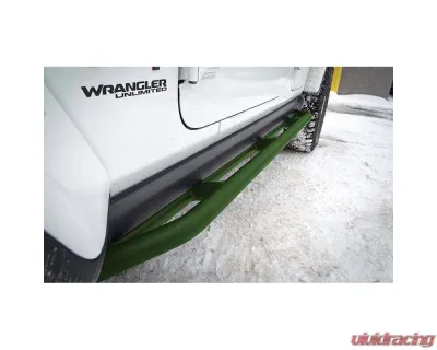Steinjager Locas Green Rock Sliders Jeep Wrangler JL 2018+ - J0054396