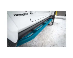 Steinjager Playboy Blue Rock Sliders Jeep Wrangler JL 2018+
