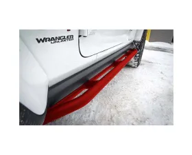 Steinjager Red Baron Rock Sliders Jeep Wrangler JL 2018+
