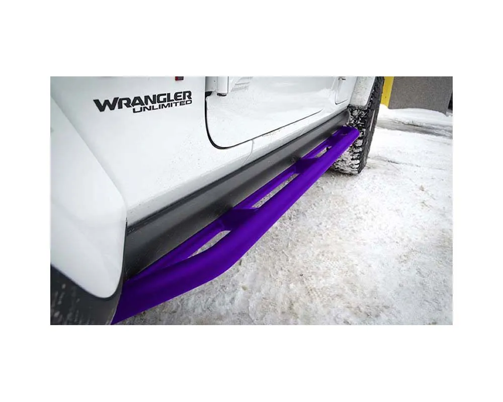 Steinjager Sinbad Purple Rock Sliders Jeep Wrangler JL 2018+ - J0054400