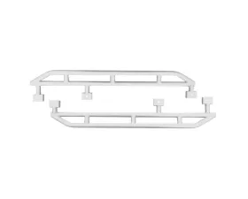 Steinjager Cloud White Rock Sliders Jeep Wrangler JK 2007-2018