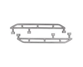 Steinjager Gray Hammertone Rock Sliders Jeep Wrangler JK 2007-2018