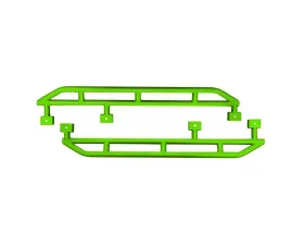 Steinjager Neon Green Rock Sliders Jeep Wrangler JK 2007-2018