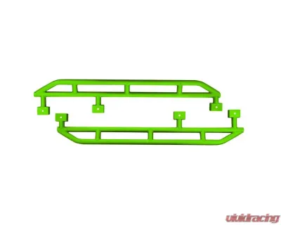 Steinjager Neon Green Rock Sliders Jeep Wrangler JK 2007-2018 - J0054194